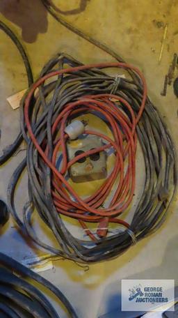 heavy duty extension cord and copper wire