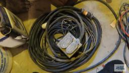 heavy duty extension cord and copper wire