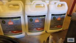 six bottles of flood premium wood cleaner