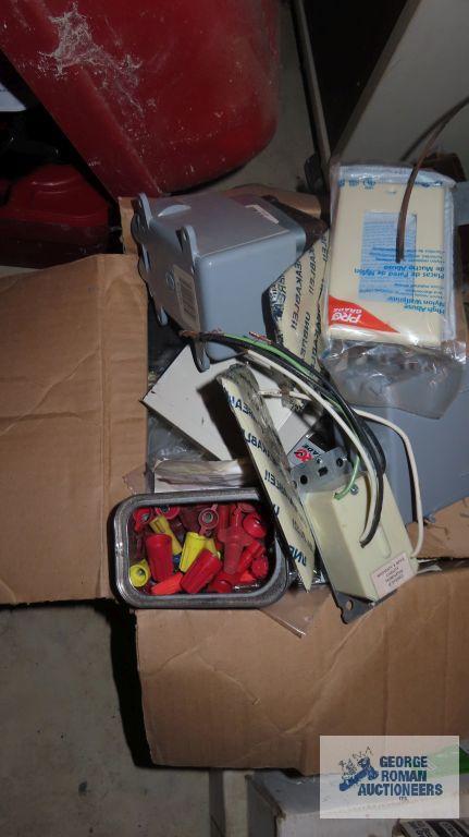 lot of electrical supplies