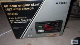 Craftsman battery charger/ maintainer with box