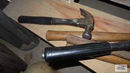 Assorted hammers