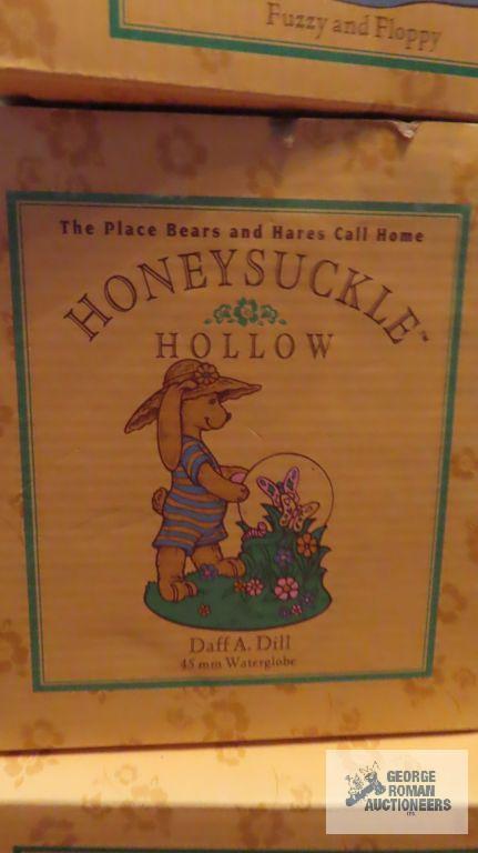 Bearly Bees and Honeysuckle Hollow figurines