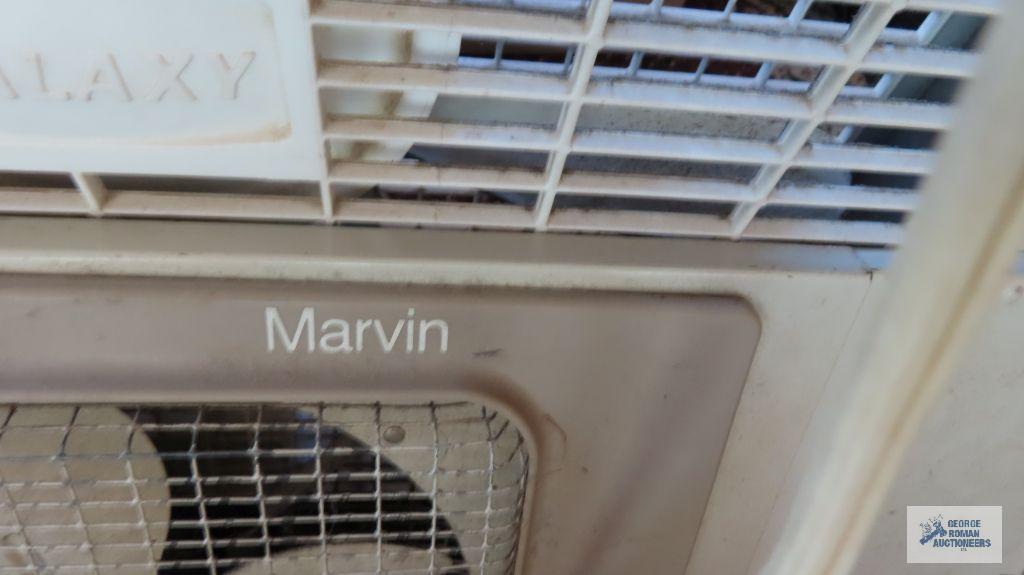 Marvin window fan...and Galaxy fan