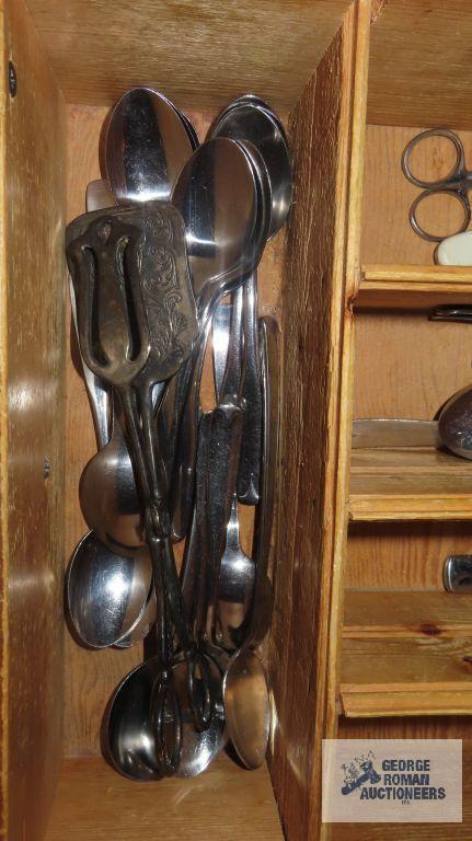 Drawer of...flatware and miscellaneous utensils