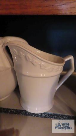 White pitchers