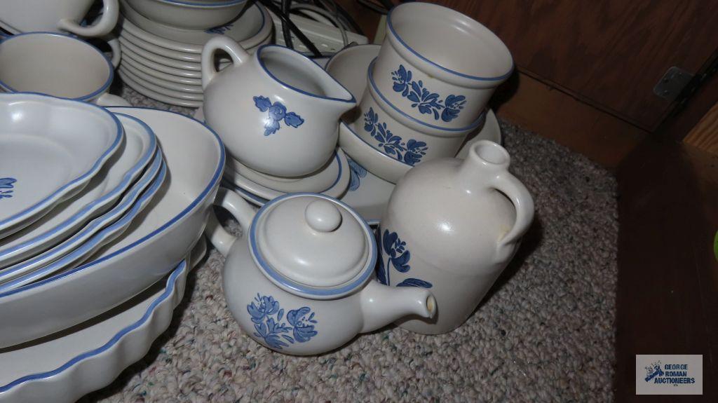 Large lot of Pfaltzgraff...dinnerware...and accessory pieces