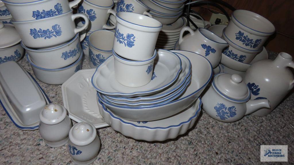 Large lot of Pfaltzgraff...dinnerware...and accessory pieces