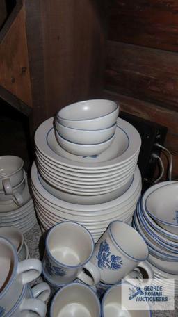 Large lot of Pfaltzgraff...dinnerware...and accessory pieces