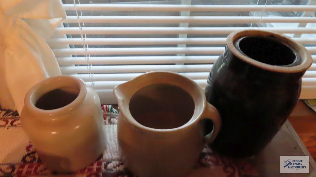 Unmarked pottery pieces