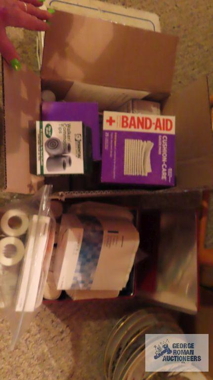 Lot of first aid items