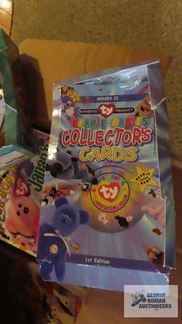 TY Beanie Baby cards and magazines