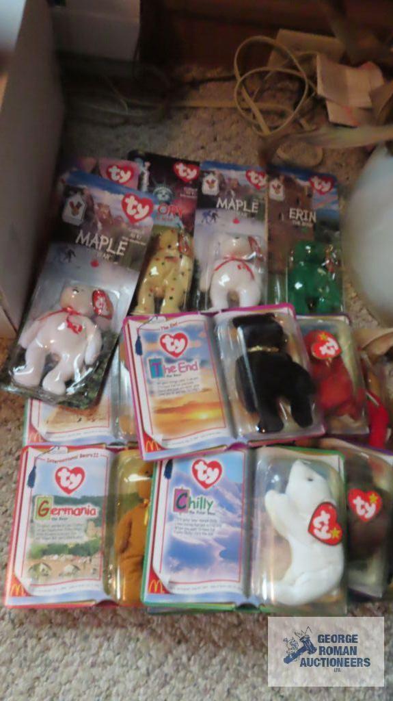 Unopened package of beanie baby characters