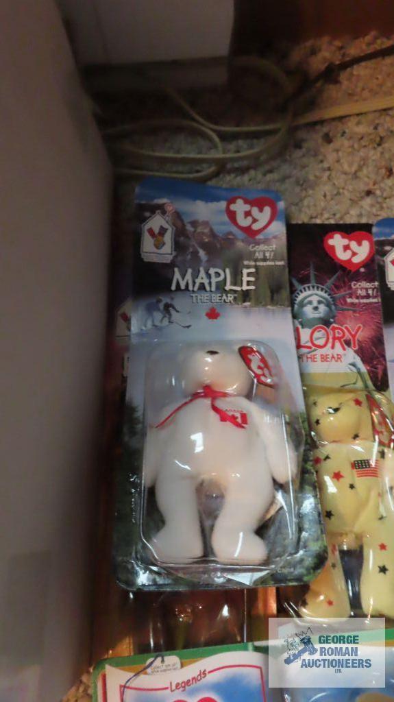 Unopened package of beanie baby characters