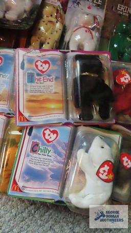 Unopened package of beanie baby characters