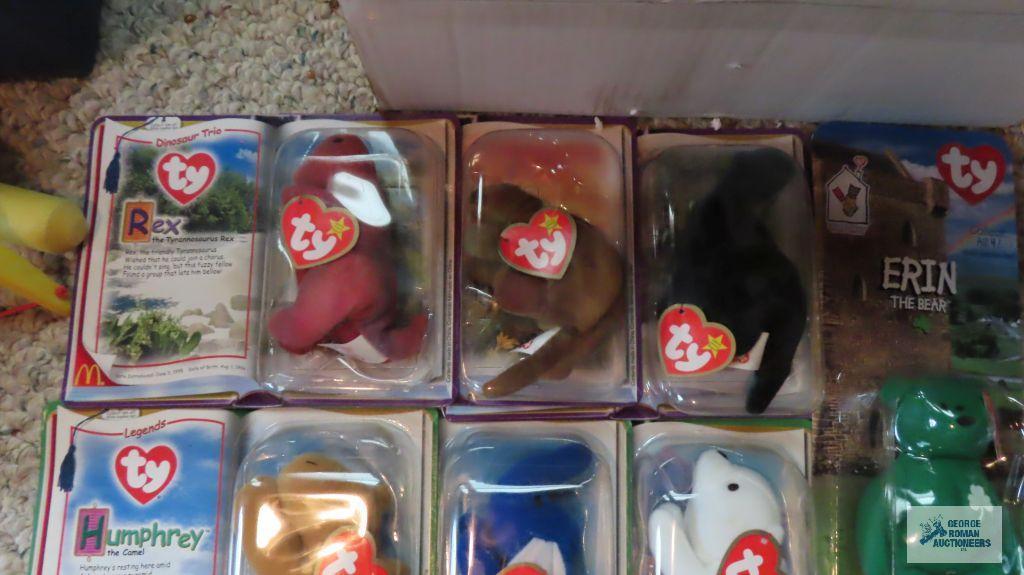 Unopened package of beanie baby characters