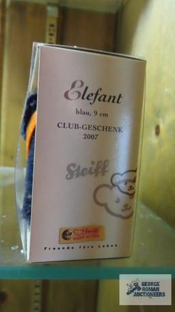 Steiff...polar bear and elephant