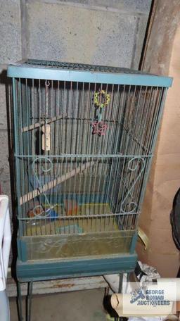freestanding bird cage