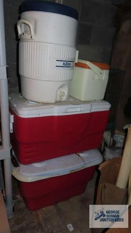 lot of coolers