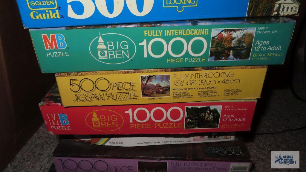 Stack of difficult puzzles