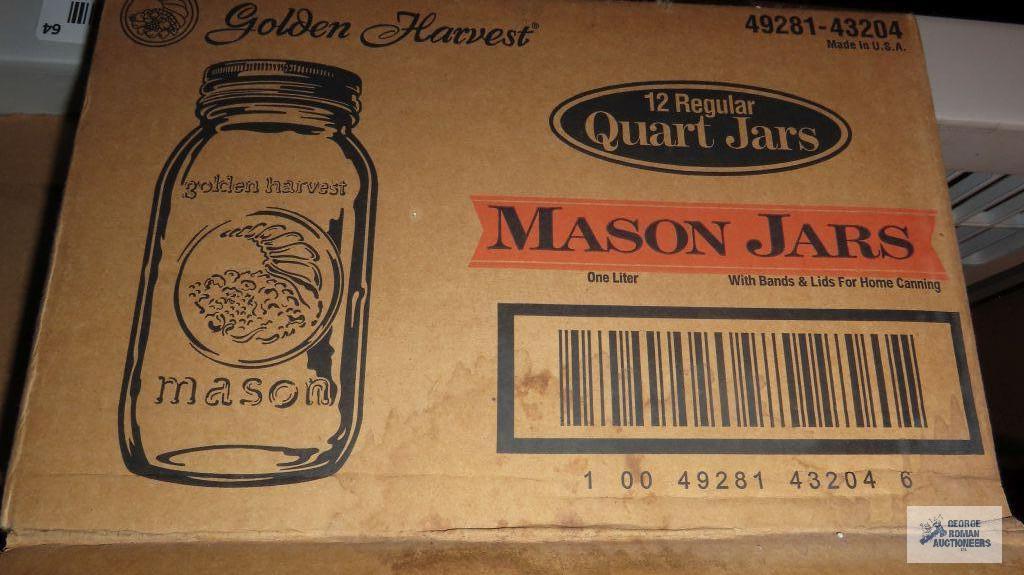 lot of mason jars