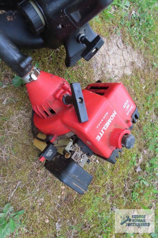 Homelite gas weed eater, Craftsman gas blower and Craftsman electric 15-in weed eater