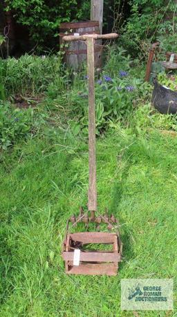 Antique farming tool