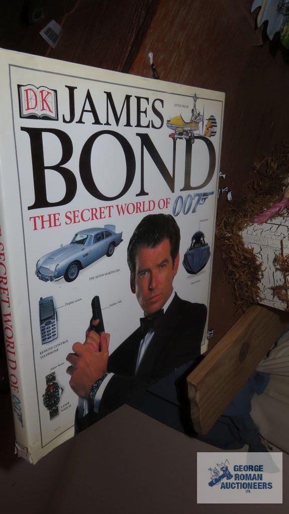 Billy Joel CD collection and James Bond the secret world of 007 book