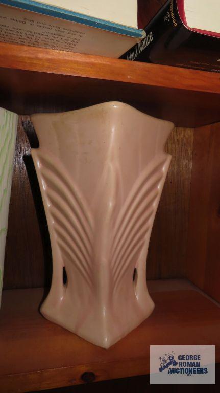 McCoy vase. Shawnee pottery vase. Turkey planter.