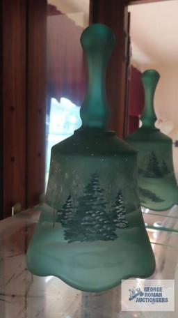 Fenton painted bell