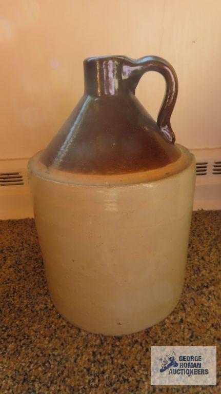 Unmarked, brown top jug