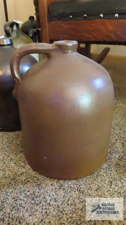 Light brown jug with cork