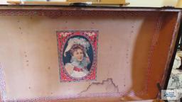 Vintage trunk with insert