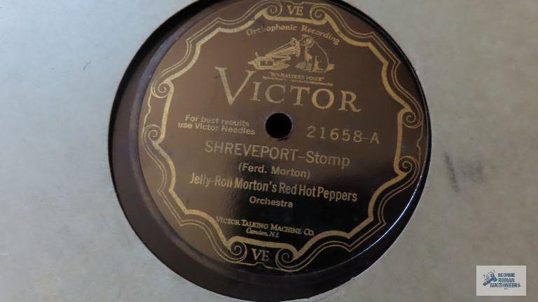 Variety of Victrola records