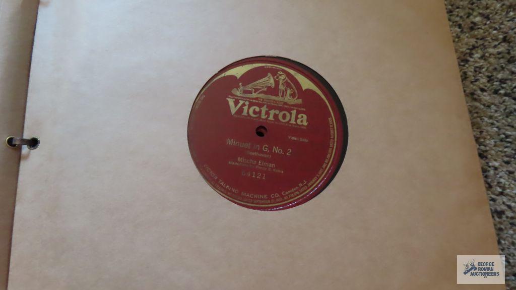 Variety of Victrola records