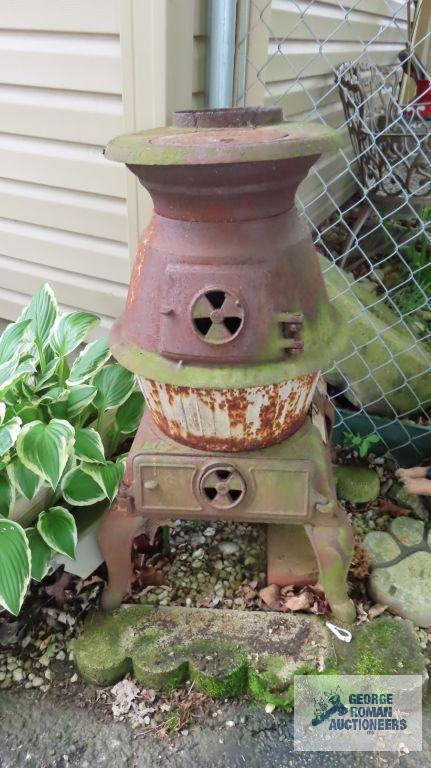 Antique potbelly stove