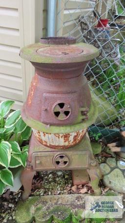 Antique potbelly stove