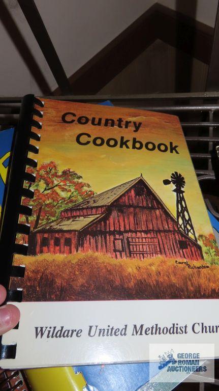 Variety of cookbooks