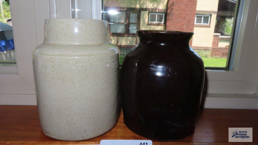 Two pottery jugs