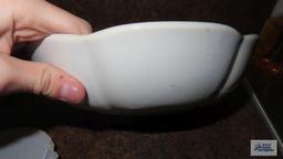 McCoy floral shaped bowl