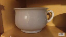 Alfred Meakin Tunstall England Ironstone China chamber pot, no lid