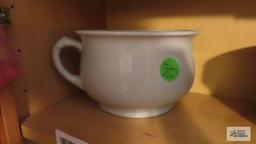 Alfred Meakin Tunstall England Ironstone China chamber pot, no lid