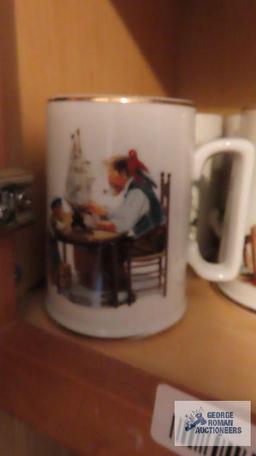 Norman Rockwell mugs