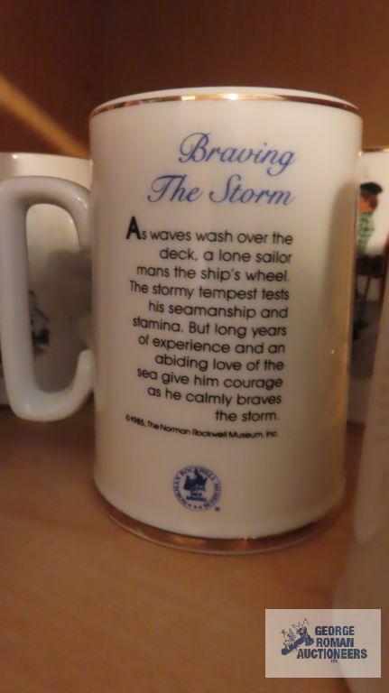 Norman Rockwell mugs