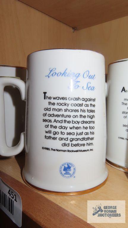 Norman Rockwell mugs