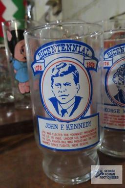 1975 Burger Chef presidential glasses