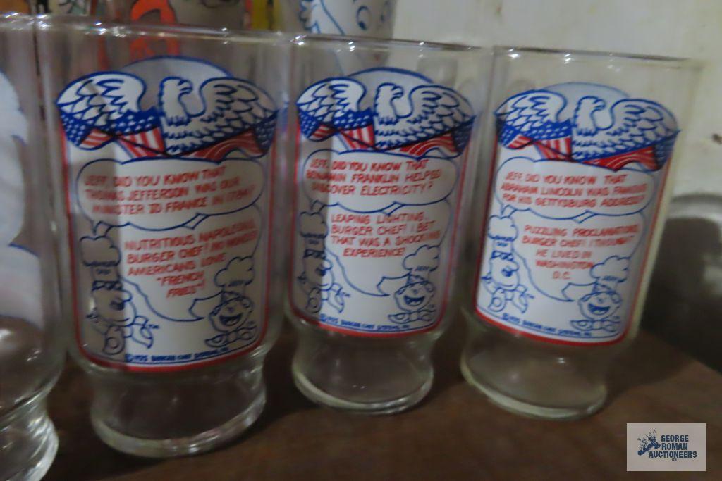 1975 Burger Chef presidential glasses