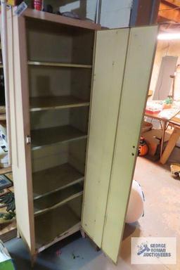 Metal storage cabinet