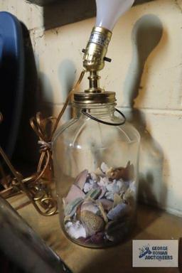 Decorative jar, lamps, Cardinal lights, and other lamp