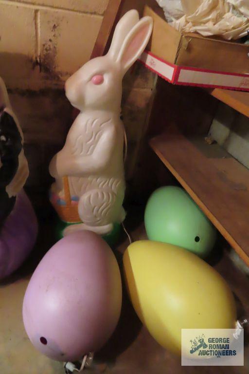 Easter Bunny and eggs blow molds